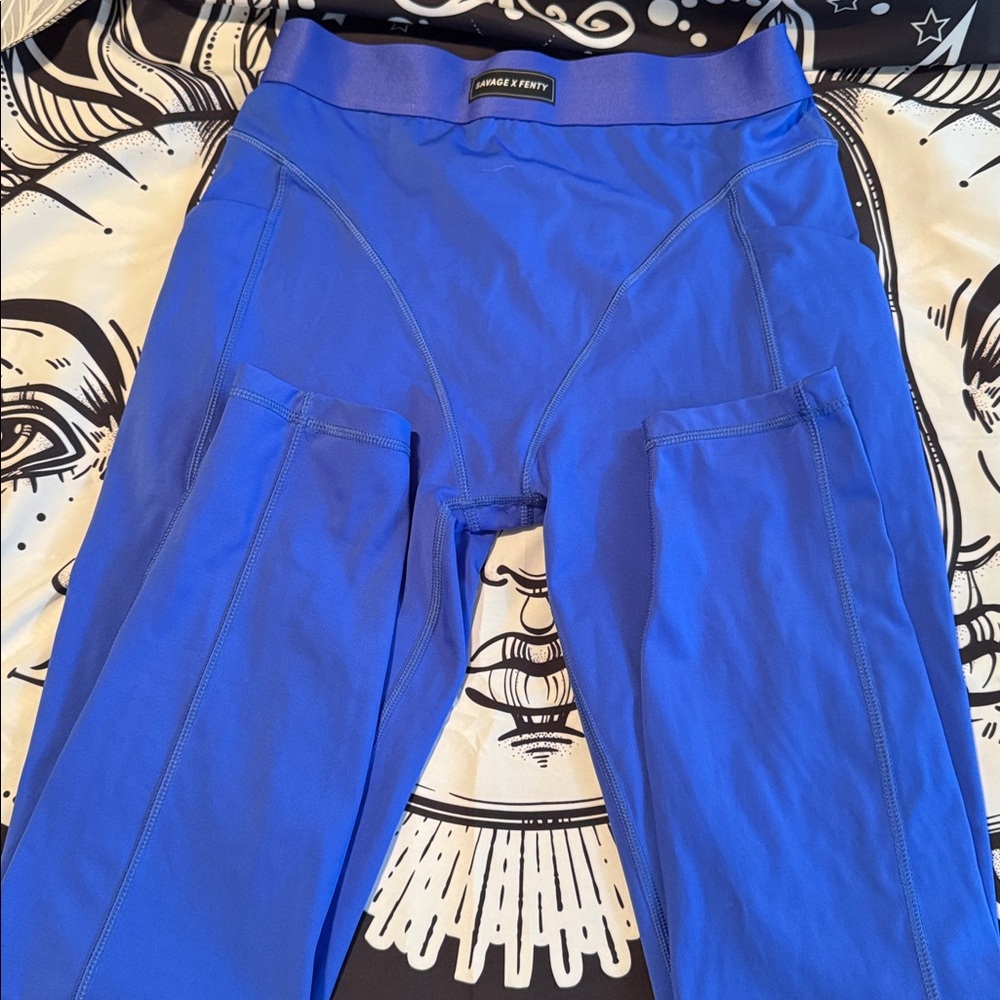 Savage X Fenty Vibrant Blue Leggings